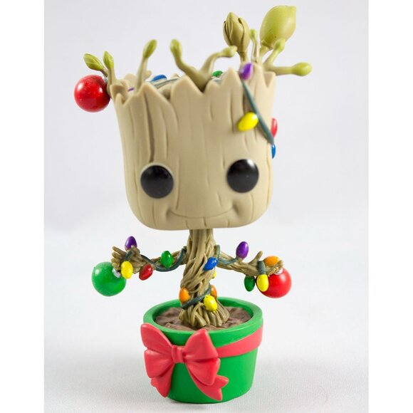 Funko Pop! Marvel Guardians of the Galaxy Groot 399 Christmas Holiday 2018 NWB - Picture 2 of 13